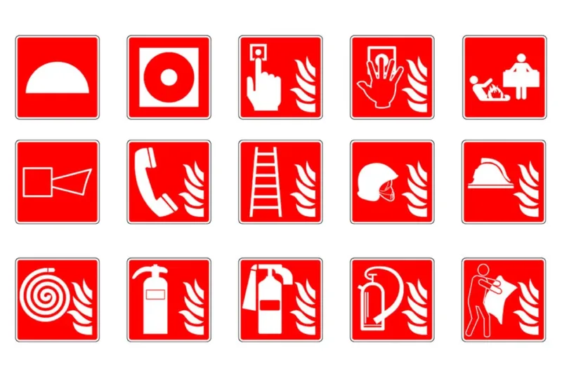 Señales de protección contra incendios